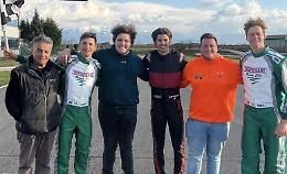 Una giornata sul circuito del Kart Planet di Busca per Jannik Sinner