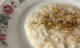 LE RICETTE DI DEBORA - Risotto blu e noci