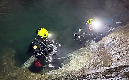 Speleosub da tutta Italia nella “Grotta dell’Orso” a Ormea