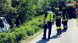 Autocisterna Gpl ribaltata a Prunetto, dopo un giorno terminato il recupero