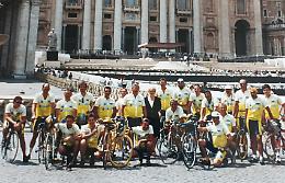Da Morozzo a Roma in bici: 700 chilometri in sella, per celebrare il Giubileo 2025