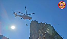 Due escursionisti soccorsi sulla "Ferrata rocca dei corvi" nel comune di Viola