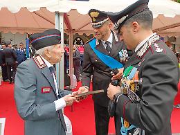 Alla Festa dell'Arma, l'omaggio al Carabiniere più anziano d'Italia: il garessino Renato Quaglia