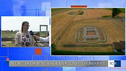 Il Tg3 regionale "itinerante" in diretta dagli scavi archeologici di Bene Vagienna