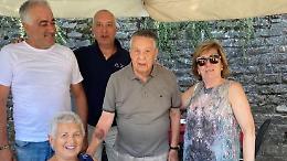 Gradito ritorno in Langa per il mitico Renato Pozzetto, a pranzo "Da Lele" a Murazzano