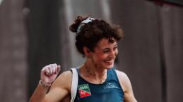 Giorgia Tesio-boom, prima volta in finale di Coppa del Mondo di arrampicata