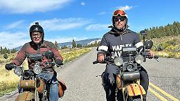 In Harley Davidson dall'Alaska alla Terra del fuoco,  per contribuire ad aiutare chi soffre