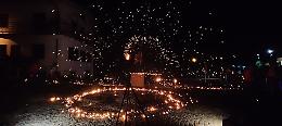 Fiamme, magia, leggende:  la notte delle Maske - FOTO E VIDEO