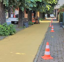 Via ai lavori di rifacimento della pista ciclabile al rione Altipiano