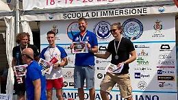 Medaglia d'oro e record mondiale per il sub vicentino che si allena a Mondovì 

