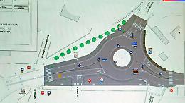 Villanova. La Provincia e il Comune presentano la nuova rotonda in via Torino: «Il progetto metterà in sicurezza un nodo importante»