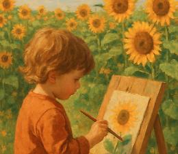 Laboratorio di pittura su legno per bambini, a Farigliano