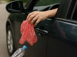 Giro di vite per chi getta rifiuti dal finestrino: fino a 18 mila euro di multa e rischia l'arresto
