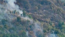 Incendio in valle Po, scatta l'evacuazione delle case
