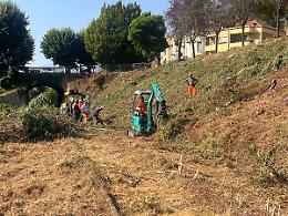 La "giungla urbana" lungo l'ex ferrovia, atto secondo: si completa l'intervento di pulizia