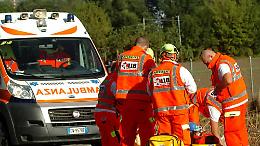 Moto contro un furgone a San Quintino: ferito il motociclista