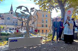 Un monumento e un viale per celebrare il valore di chi dona sangue e vita