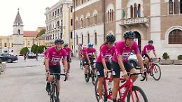 Arrivo di tappa a Vicoforte per il 13º Charity Bike Tour