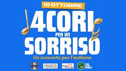 “4 Cori per un sorriso”: la musica si fa solidarietà