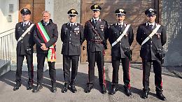 Visita del Colonnello Piras alla Stazione locale dei Carabinieri