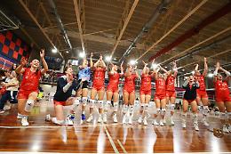 Prima vittoria in B1 per Mondovì Volley - LE FOTO