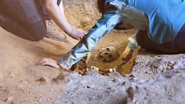 Dagli scavi emerge... la sepoltura di una donna di 500 anni fa