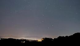 La "cometa verde" sopra il forte di Ceva: lo scatto di Melissa Fontana