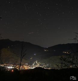 La cometa Lemmon immortalata nei cieli di Garessio
