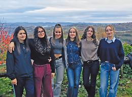 Romaine, Leà, Laureline e Toscane: studentesse francesi scoprono l'Italia