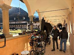 La Certosa set di un film italiano con Benedetta Porcaroli