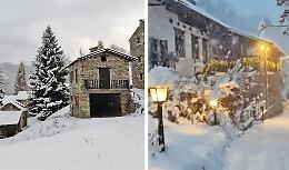 La neve regala paesaggi da cartolina: il cuneese si veste di bianco