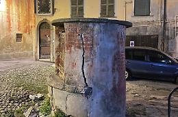 Spaccato l'antico pozzo:  «Il Comune farà qualcosa per il restauro?»