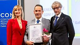 A Paolo Bruno, organizzatore della "Castagna d'oro" la benemerenza del Coni  