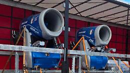 Nuovi cannoni sparaneve e nuova gestione impianti EssereSangiacomo. Il Comune: «Momento storico»