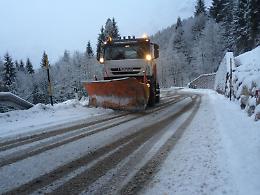 Nevicata in arrivo: allertate le imprese di sgombero neve e spargimento sale