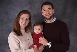 Pietro, Laura e la piccola Caterina sono la Sacra Famiglia del Presepe vivente