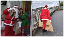 Bimbi felici ed emozionati: Babbo Natale &egrave; arrivato alla Scuola dell'infanzia