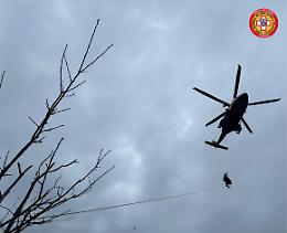 Malore mentre arrampica, interviene l'elisoccorso