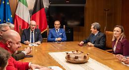 Tunnel del Monte Bianco, strade e ferrovie: il presidente Cirio in Valle d'Aosta