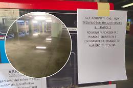 Chiuso temporaneamente il piano inferiore del parcheggio coperto