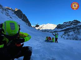 Un'escursionista tedesca la vittima della valanga in val Maira