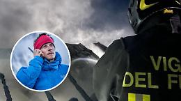 Casa in montagna distrutta nel rogo, salvi i genitori dell'alpinista G&ouml;ttler