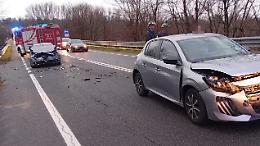Incidente a Breolungi, tamponamento tra auto
