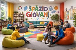 Uno spazio per i giovani dove giocare, studiare o leggere: "C'entro anch'io"