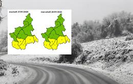 METEO - Allerta gialla per neve tra stasera e domani
