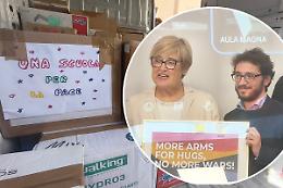 Matite al posto delle armi: il ponte di solidariet&agrave; tra due scuole