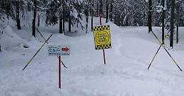 Escursionisti attraversano canaloni pericolosi in Valle Pesio: domani rischio valanghe "marcato"