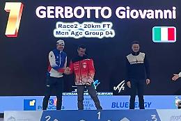 Gerbotto vola sulla neve mondiale: oro iridato ai Mondiali Master