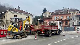 Cede la strada nel centro storico: scatta l&rsquo;intervento d&rsquo;urgenza