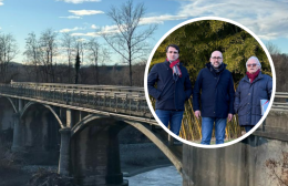 Il ponte di Piantorre &egrave; troppo stretto, si valuta di allargare la carreggiata